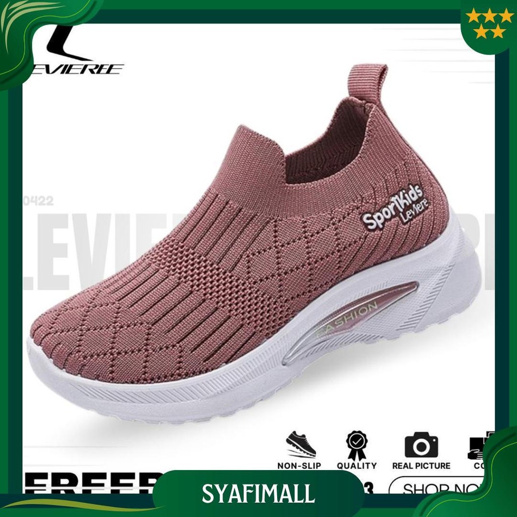 Lvr Free Box Size 23-33 Anak Sepatu Sneakers Kanvas Anak Kasual Sport Shoes Lv0437 Ori