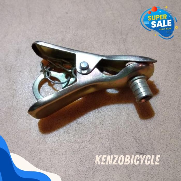 CAPIT KEPALA COP POMPA ANGIN SEPEDA BICYCLE PUMP TAIWAN JEPIT POMPA EKSLUSIF