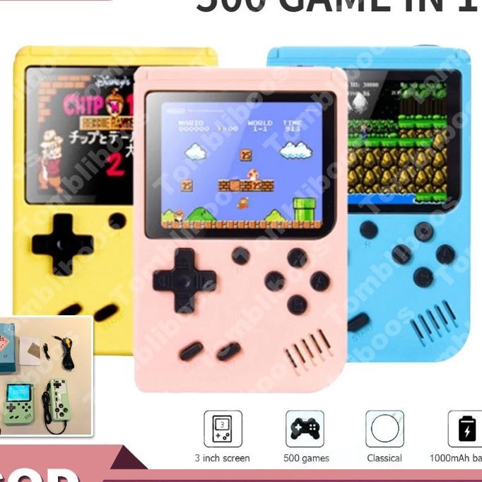 Tombliboo Gameboy Gameboy Portabel In1 Gameboy 1 Pemain 2 Pemain Gameboy Warna Macaron Gameboy Ni Ga
