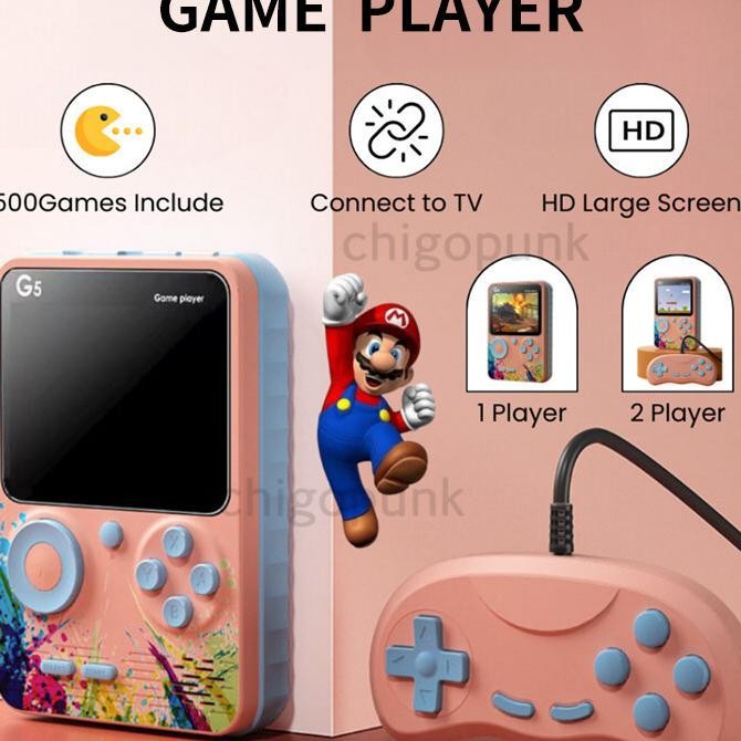 Game Bot Game Boy Gameboy Conole Portable Game Player Builtin Claic Game Connect To Tv Or Gamepad G5