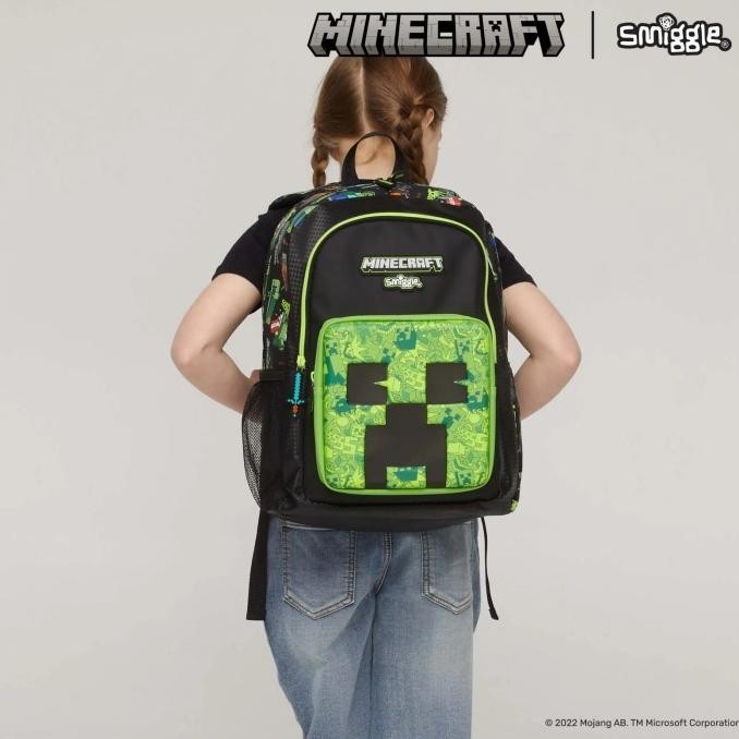 New Smiggle Minecraft Backpack Lunchbag Wallet