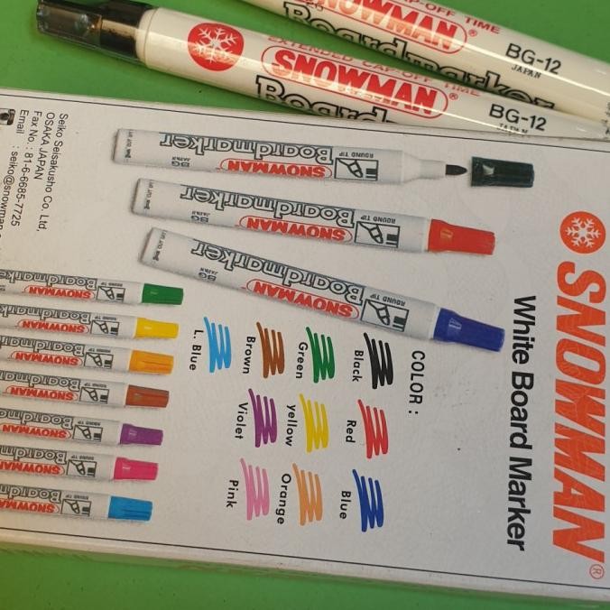 

Murah!! Spidol Snowman Bg 12 Whiteboard