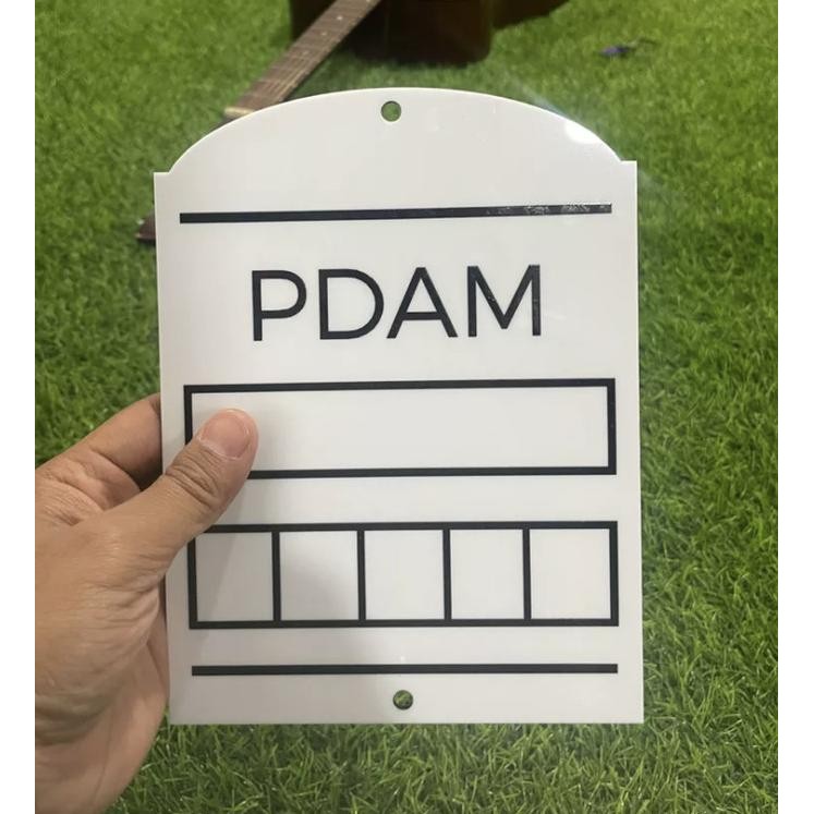 

Murah!! Papan Akrilik Tulis Meteran Pdam / Board Acrylic Pdam Or Pln Sign Board Acrylic