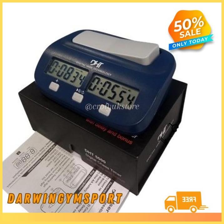 JAM CATUR DIGITAL HIGH TECHNOLOGY JAM CATUR DHT 5000 STANDART PERCASI ORIGINAL 100% GRATIS ONGKIR