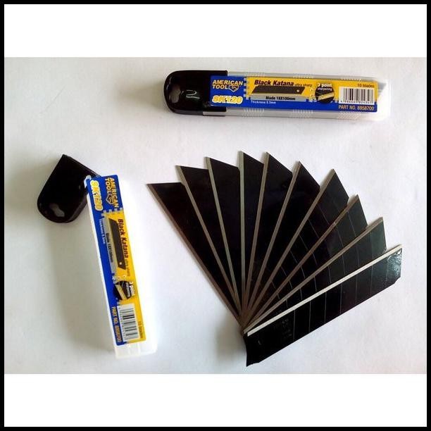 

Refil Isi Mata Cutter American Tool Black Katana 10 Pcs Original