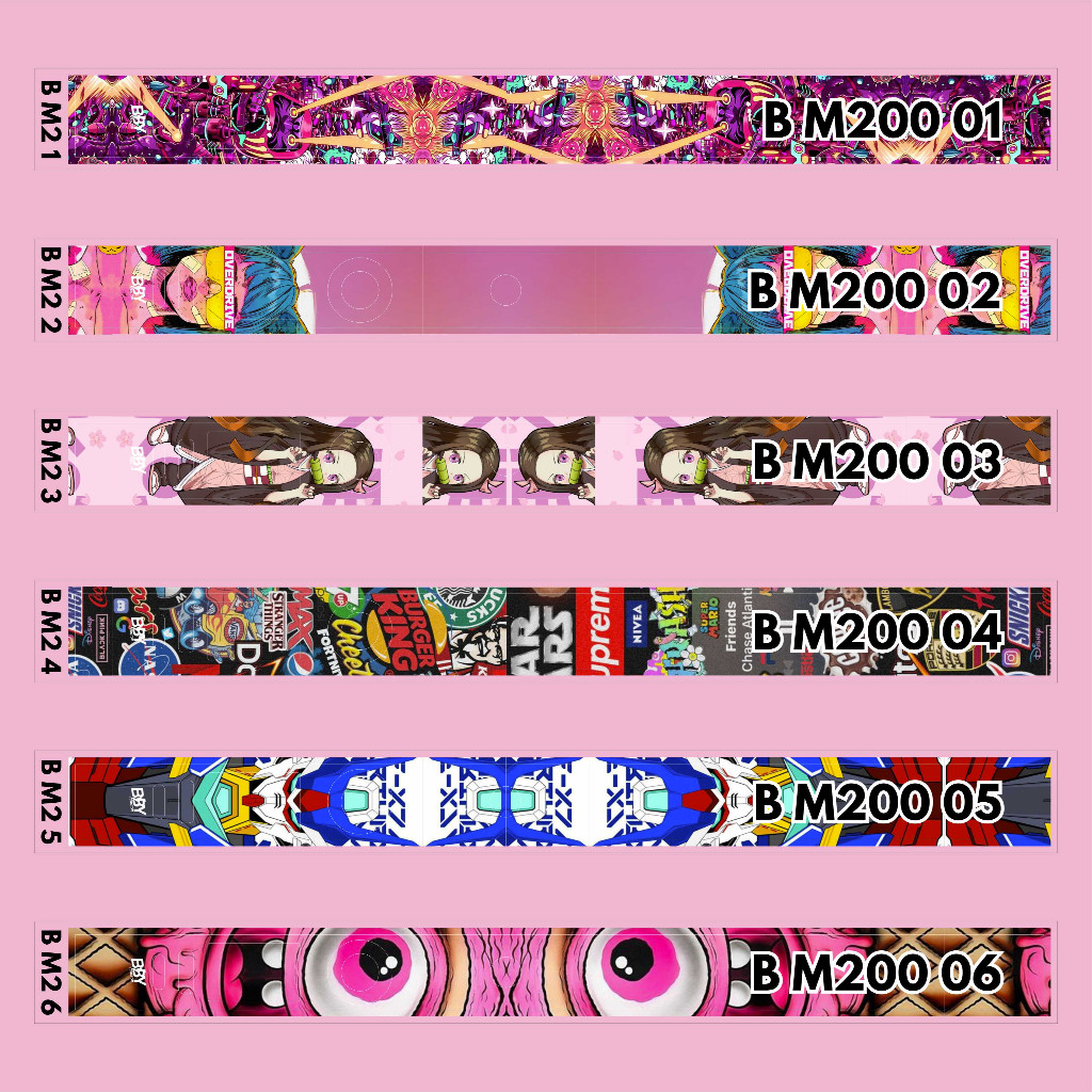 

*PromoTerjangkau* Bby Centaurus M200 Garskin Wrap Stiker Premium / X Casing Case COD