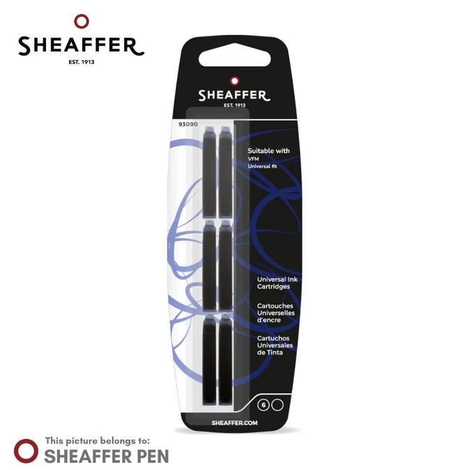 

Promo!! Sheaffer Refill Catridge (Hitam & Biru)