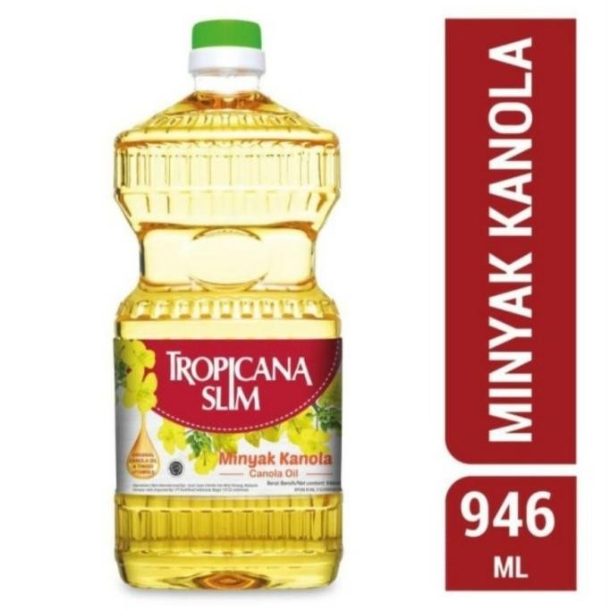 TROPICANA SLIM MINYAK KANOLA 946ML | minyak goreng
