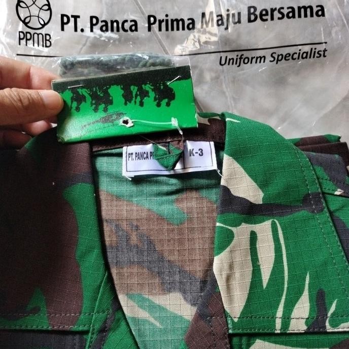 baju pdl tni AD jatah pt panca prima `