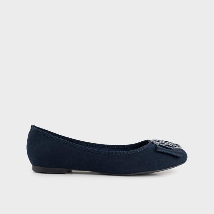 URBAN&CO ESSENTIALS SHOES ZURA - NAVY SEPATU FLAT SHOES WANITA ELEGAN TERLARIS 100% ORIGINAL BRANDED