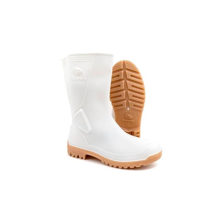 Sepatu Boot Pendek Terra Eco 5 Ap Boots Hijau Putih Karet Nyaman Lokal Anti Slip Air Perkebunan New 