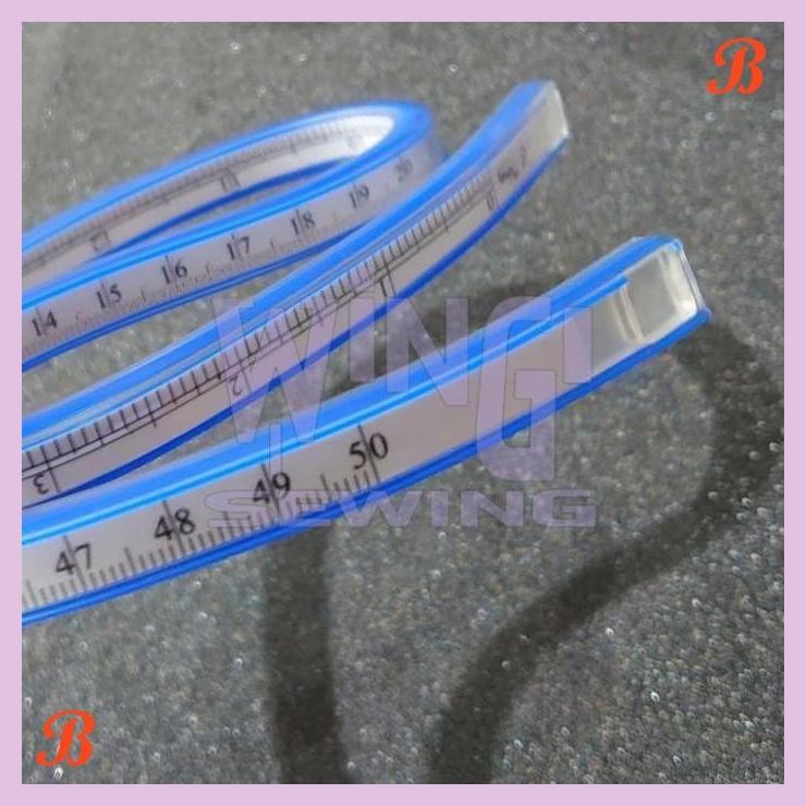 

| WSW | PENGGARIS JAHIT POLA LENTUR CT-50 50CM FLEXIBLE CURVE RULER
