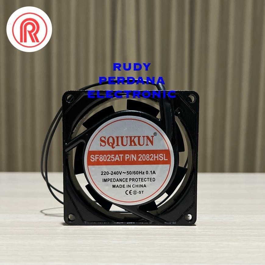 Kipas Fan Ac 220V 220 Volt 8 Cm 8Cm Tebal 2.5 Cm 2.5Cm Murah