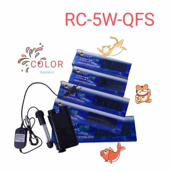 Murah Uv Tabung Recent Rc-5W-Qfs Lampu Uv Untuk Filter Air+Selongsong Busa