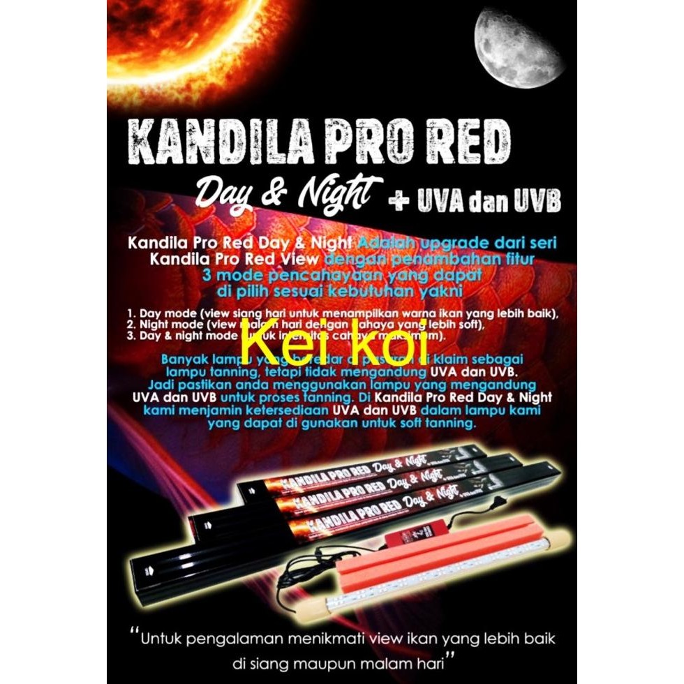 Grosir Kandila Pro Red Day & Night 600
