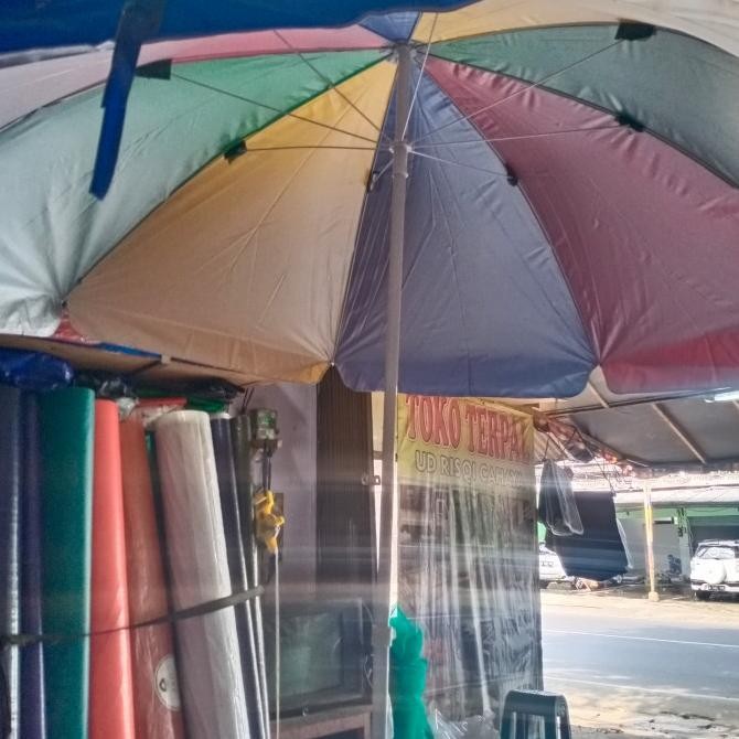 Murah payung tenda pelangi DM 300 super jumbo payung bazar pantai pelangi Non COD