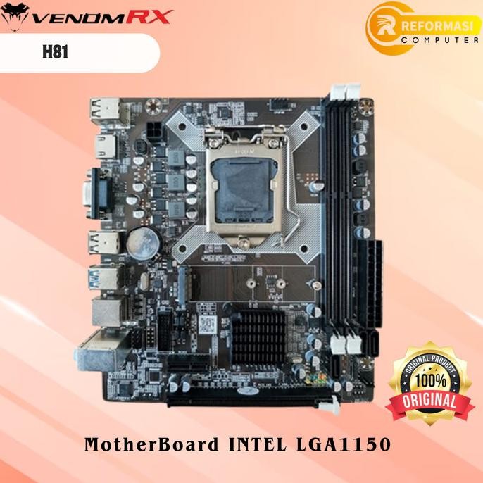 MotherBoard VENOMRX INTEL H81 LGA1150 VENOMRX H81 LGA 1150