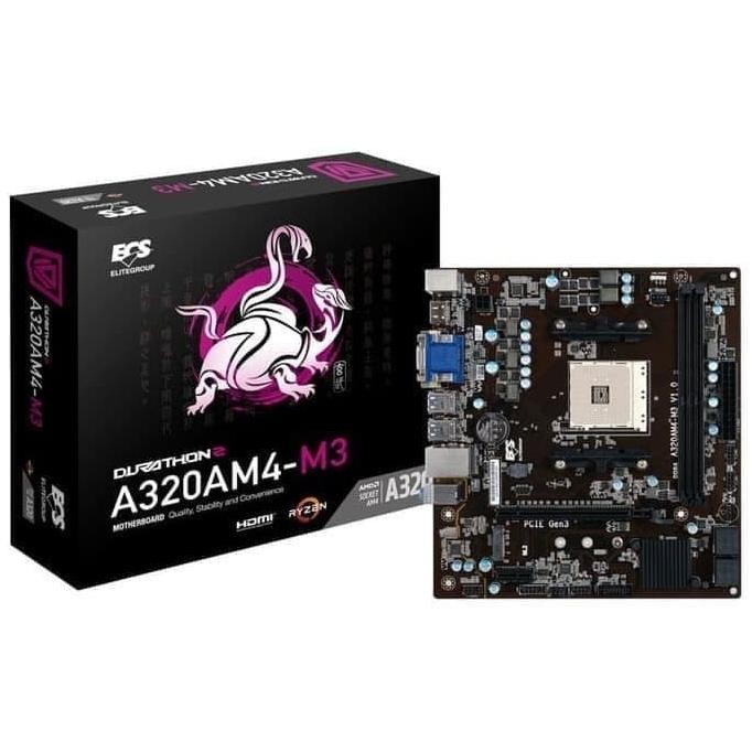 Motherboard ECS A320AM4-M3D AMD AM4