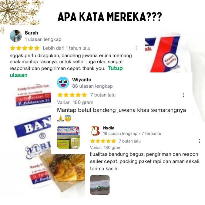 Bandeng Presto Juwana Elrina Khas Semarang Vacum Basah Original Dan Terpercaya