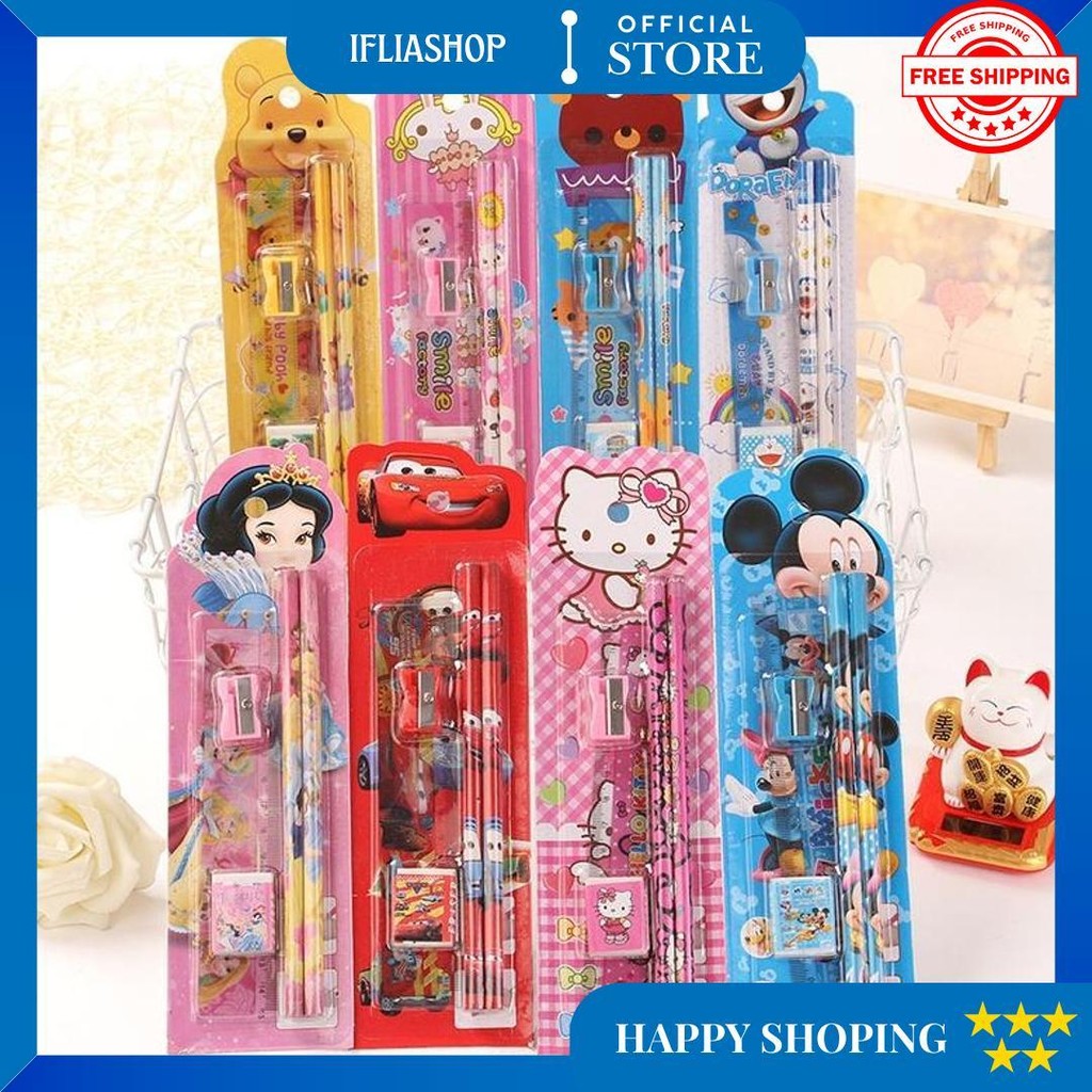 

Gratis Ongkir - S5686 Stationary Set 5 In 1 Karakter / Alat Tulis Sekolah / Paket Alat Tulis / Mini Stationary / Set Alat Tulis Pensil D Gratis Ongkir