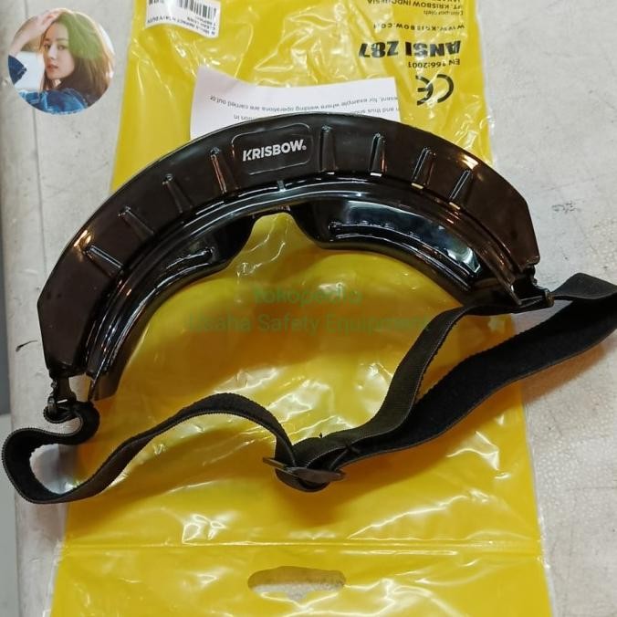 Safety Glasses Google Krisbow / Kacamata Safety Google Krisbow Ansi New Stok