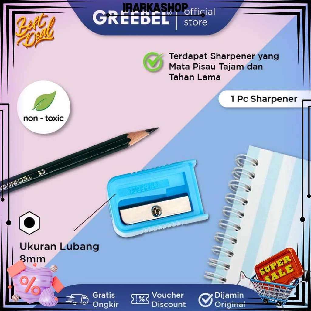 

Greebel Alat Tulis Anak Stationery Set (2018-10) / Pensil Pulpen Alat Tulis Sekolah D Cod