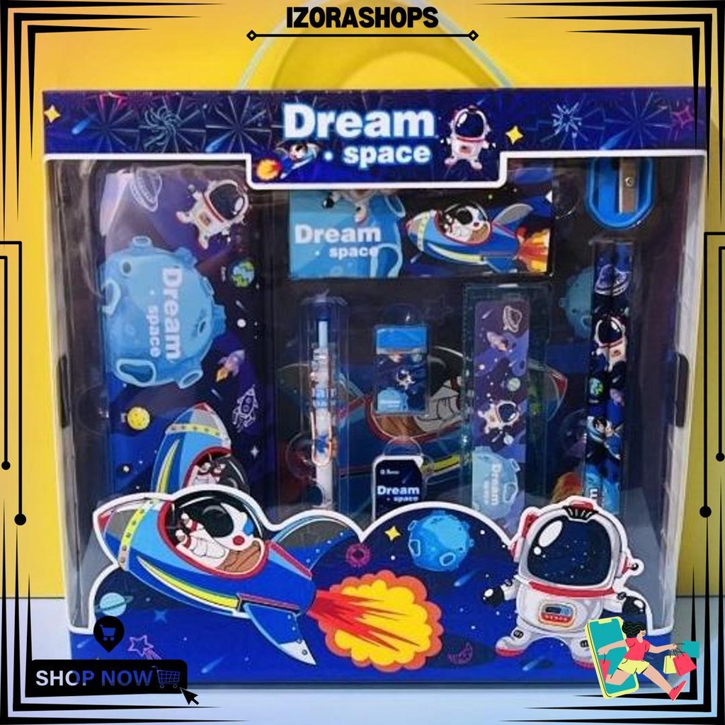

Sh17 - Paket Alat Tulis Set 9 In 1 / Stationary Set Alat Tulis Sekolah Isi 9 Pcs / Perlengkapan Sekolah Lengkap Anak Sd / Paket Alat Tulis Motif D Terlaris