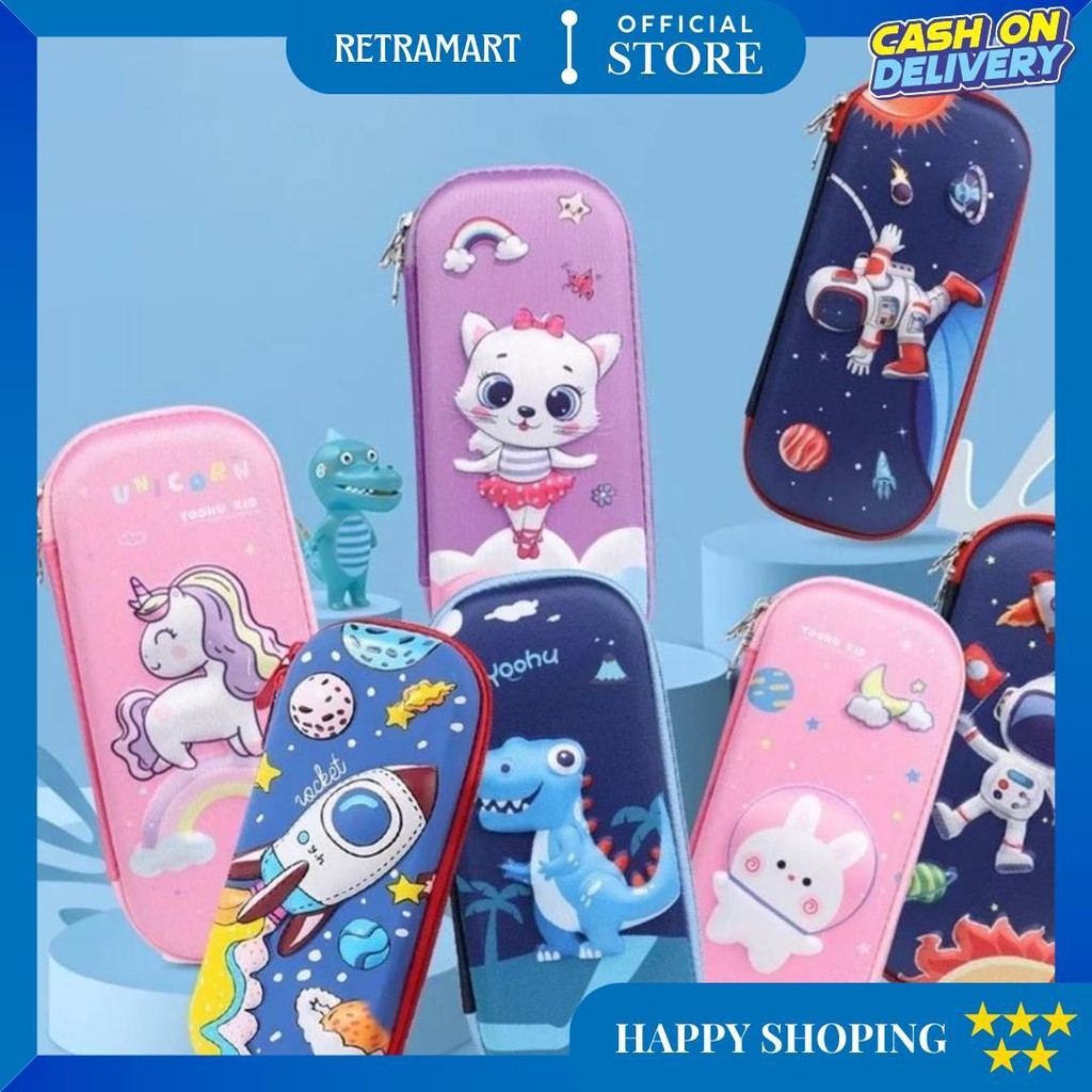 

Kotak Pensil Karakter 3D Timbul Premium D Promo 4.4