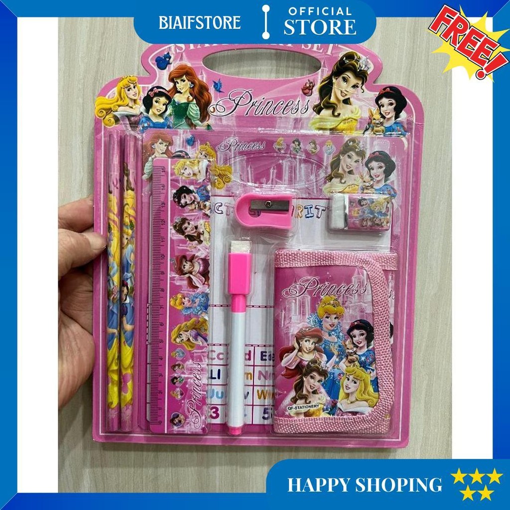 

Alat Tulis Perlengkapan Sekolah Anak Pensil Set Lengkap Souvernir Kado Anak Hampers AnakHadiahAnak D Promo 4.4