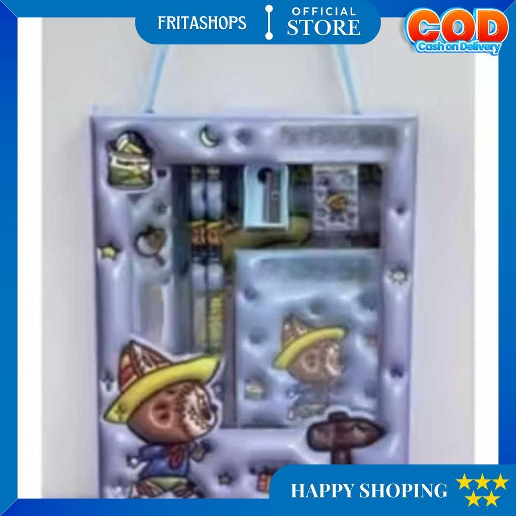 

Alat Tulis Anak Set 6 In 1 Pensil Set Motif Karakter Lucu / Set Alat Tulis Sekolah D Cod