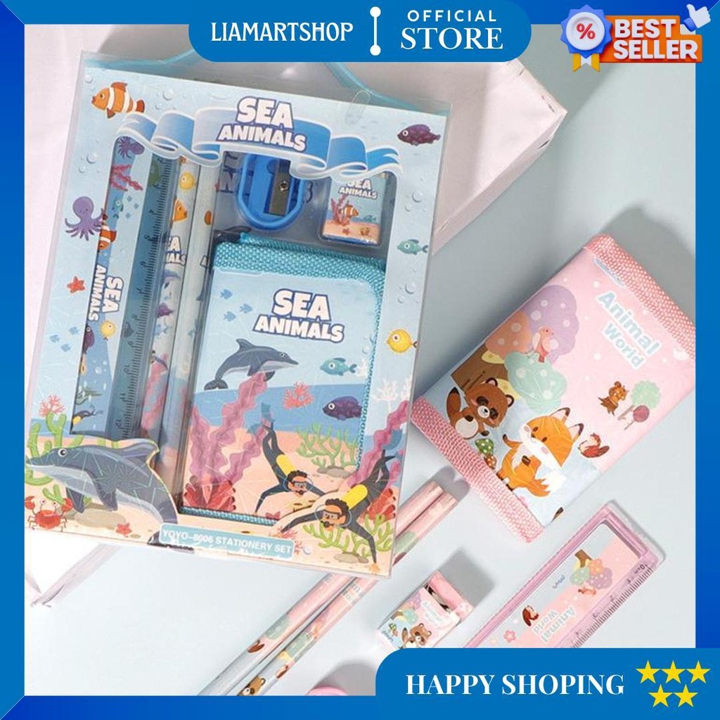 

Kp126 - Set Stationery Anak Alat Tulis 6 In 1 Alat Tulis Sekolah Perlengkapan Sekolah Set Alat Tulis PeralatanSekolahLengkap D Cod