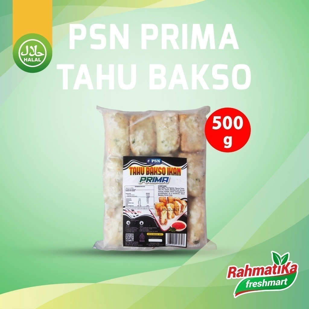 

PSN Prima Tahu Bakso Ikan 500 gr