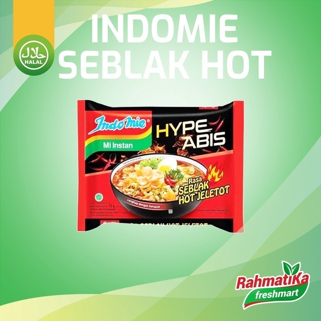 

Indomie Hype Abis Rasa Seblak Hot Jeletot 1 pcs