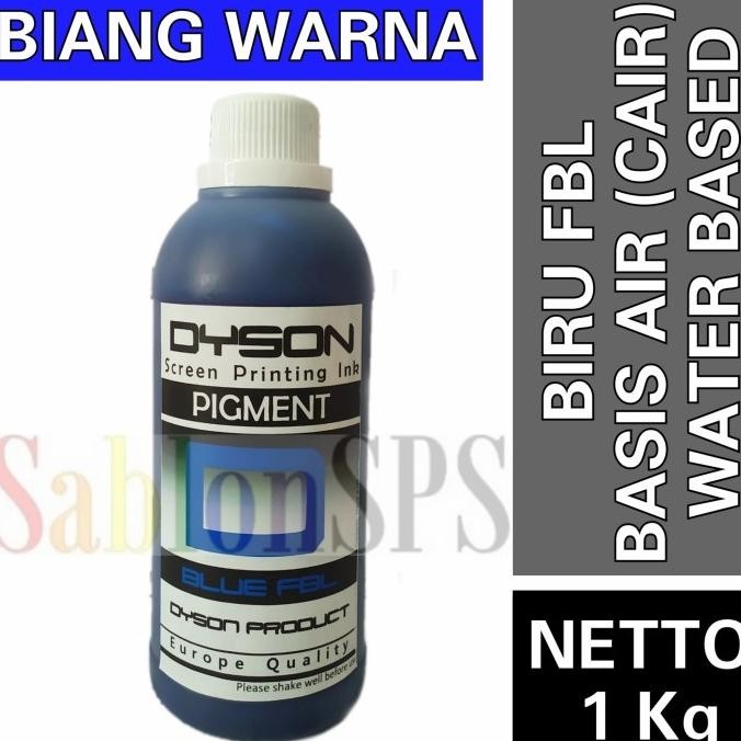 

Baru Biang Warna Cat Sablon Warna Biru Fbl 1Kg Premium