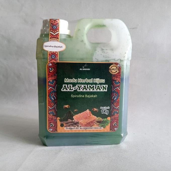 

MADU AL YAMAN HERBAL HIJAU SPIRULINA BAJAKAH 1KG madu madu hijau PRAM