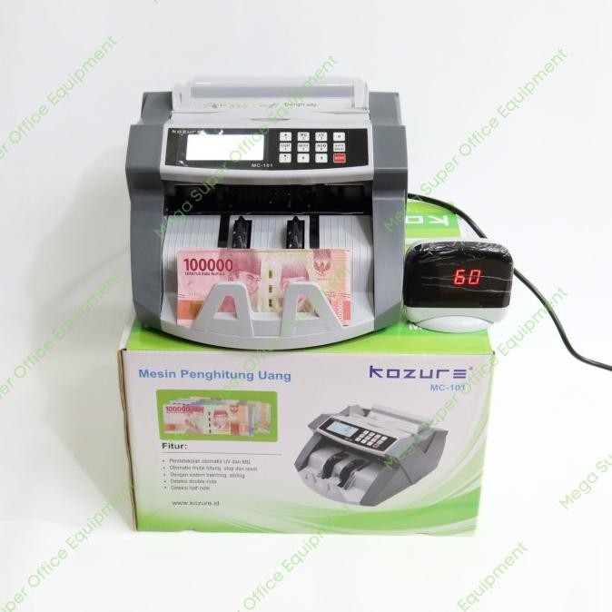 

Terlaris Mesin Penghitung Uang Kozure MC101 Bill Counter Kozure MC-101 SALE