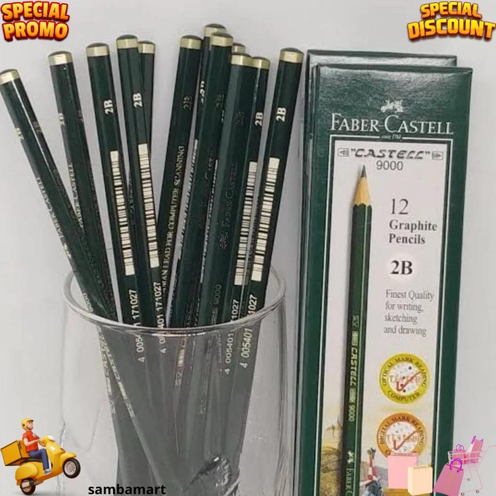 

Pensil Faber Castell (1 Pack Isi 12Pcs) D Terlaris