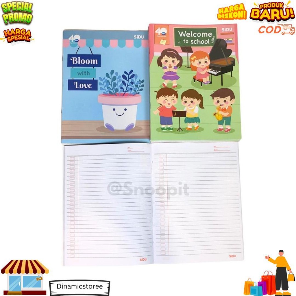 

Promo Murah Grosir Buku Tulis Sinar Dunia / Sidu & Kiky 38 Lembar - Perpack D Best Seller