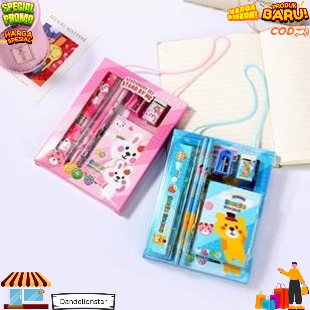 

Zbh Alat Tulis Set 6In1 Stationery Set Lucu Karakter Set Perlengkapan Alat Tulis Sekolah Anak-Anak Tk Murah Import D Promo Puncak