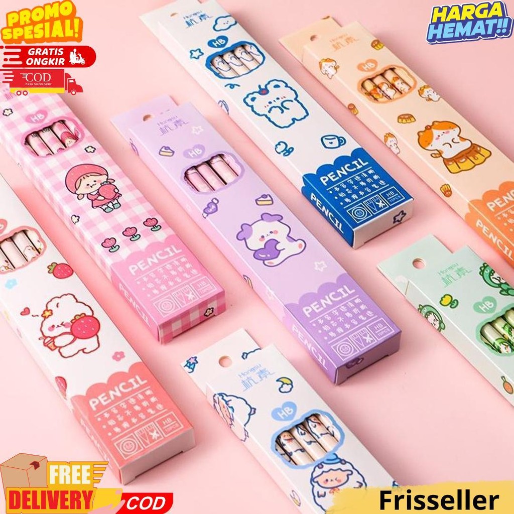 

Pensil Set Isi Banyak / Pensil Set Alat Tulis Sekolah Anak Lucu / Pensil Set Pack Cute S5670 D Promo 4.4