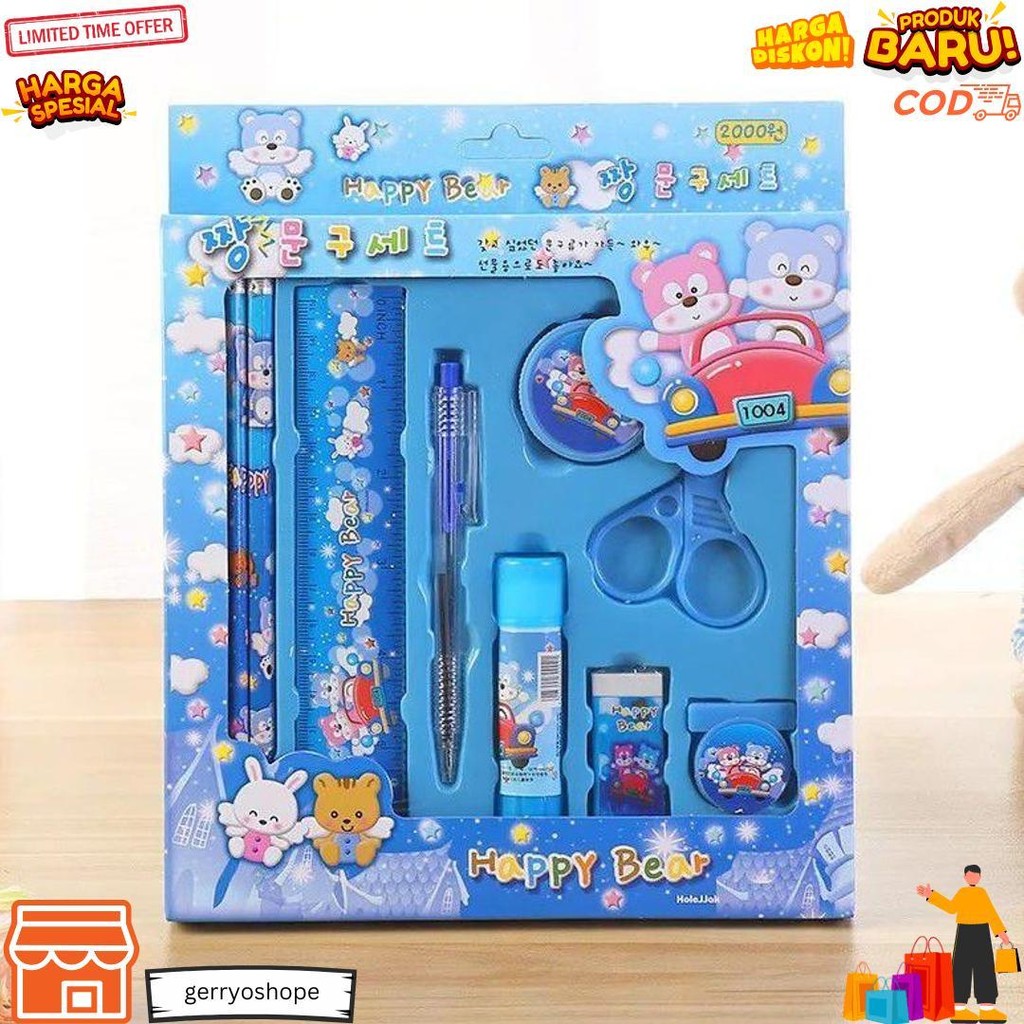 

Cahaya Pelangi (Cps) - Pencil Set 9 In 1 Alat Tulis Sekolah Anak Lengkap Murah D Gratis Ongkir