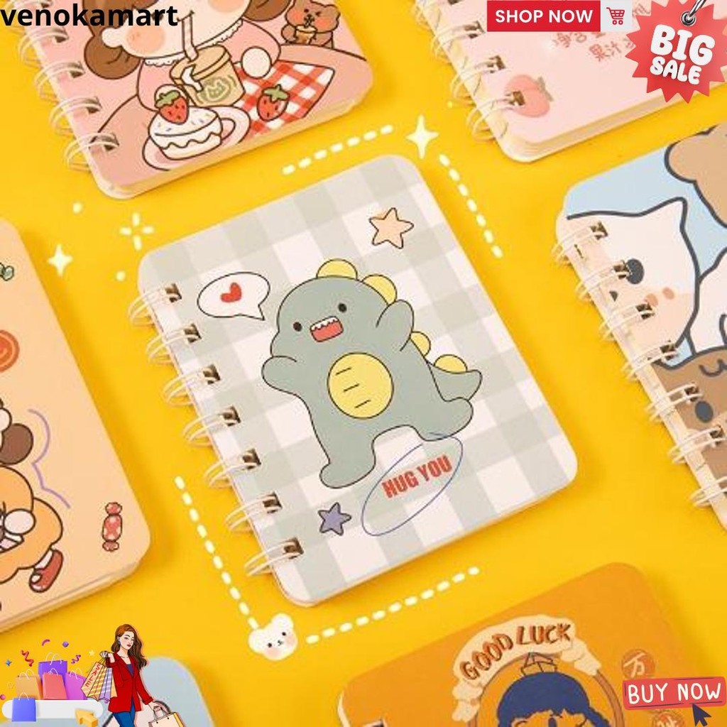 

Cod - B5865 Buku Catatan Kecil Notebook Ring Motif / Notebook Ring Motif / Buku Catatan Ring / Buku Mini Alat Tulis Portable D Promo Puncak