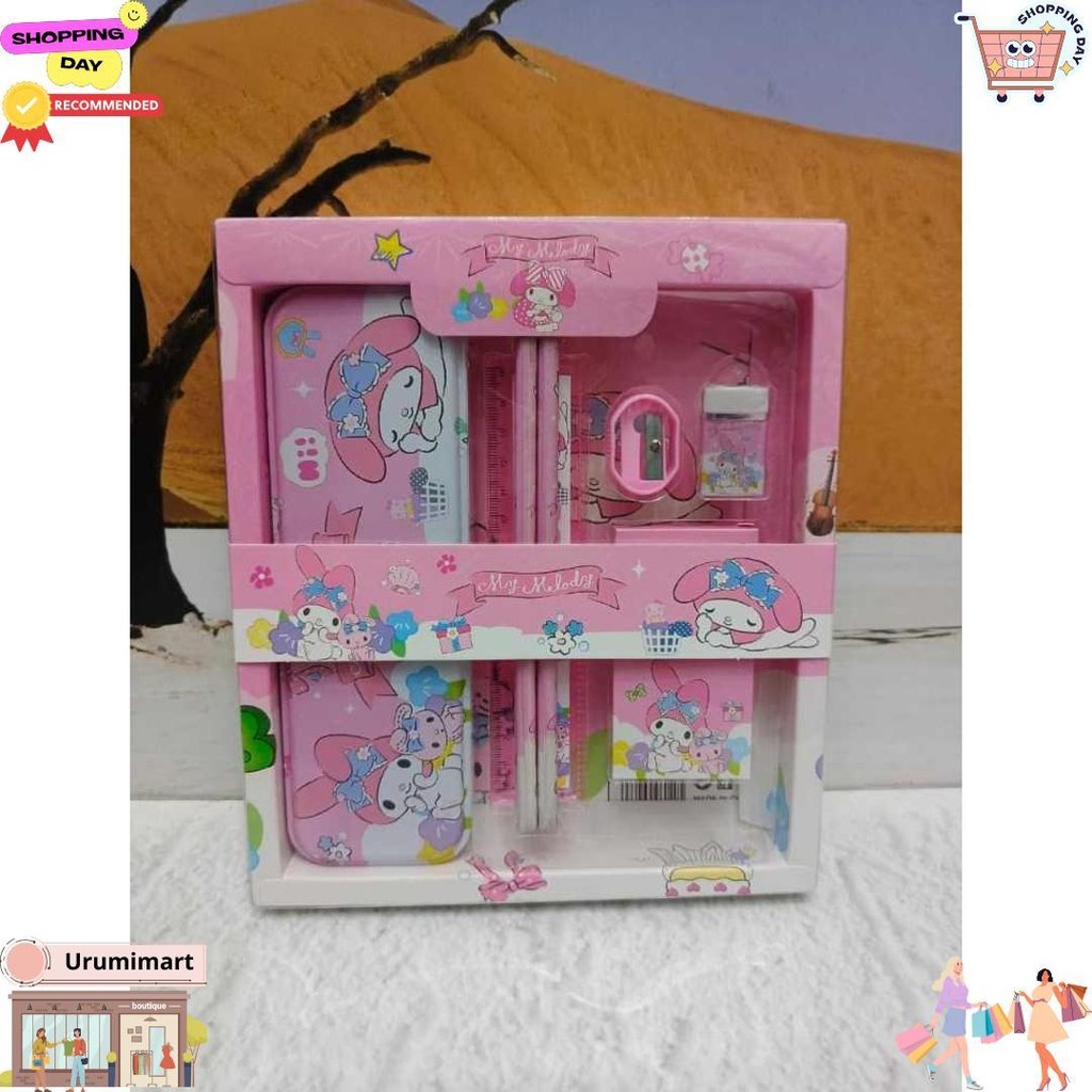 

Paket Alat Tulis Study Stationery Set Eb-567/Ugo -3015/Ss 8015 Sanrio Cinnamoroll Kuromi Melody D Termurah
