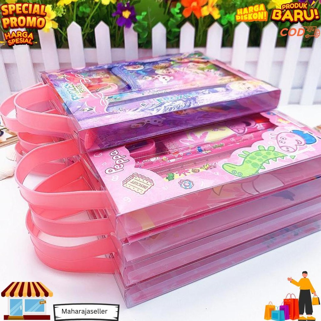 

Mikado - Kp126 Set Stationery Anak Alat Tulis 6 In 1 Alat Tulis Sekolah Perlengkapan Sekolah Set Alat Tulis PeralatanSekolahLengkap D Promo Puncak