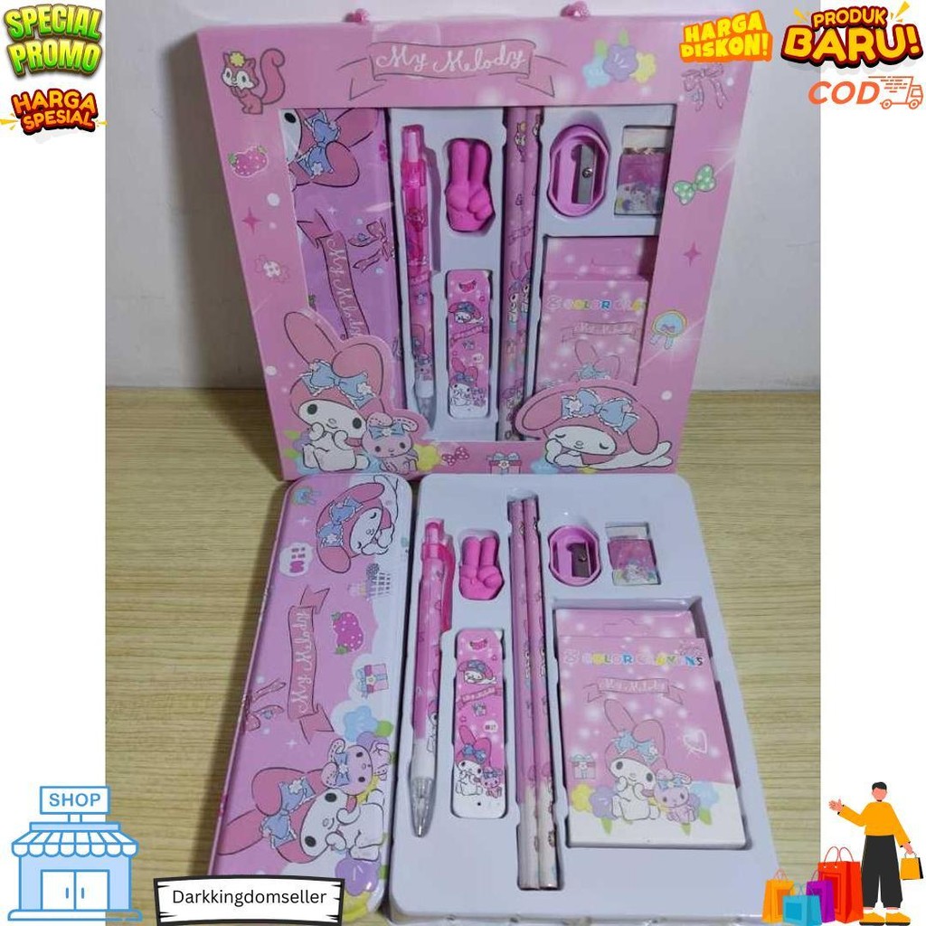 

Gybr Alat Tulis Anak Sekolah Study Set Sanrio 9 In 1 Kuromi My Melody Cinnamorol D Sale