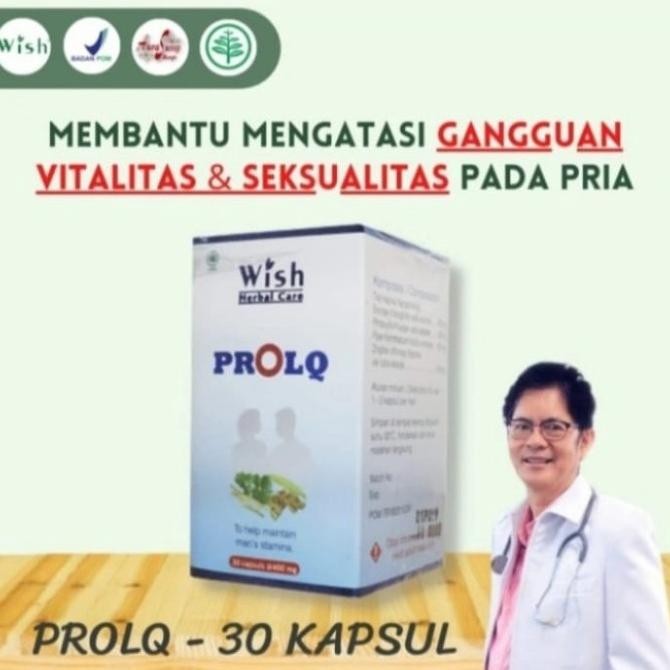 Sale Prolq Dr Boyke Obat Multivitamin Pria 30 Kapsul Prolq - Suplemen Herbal Stamina Pria Dr. Boyke 