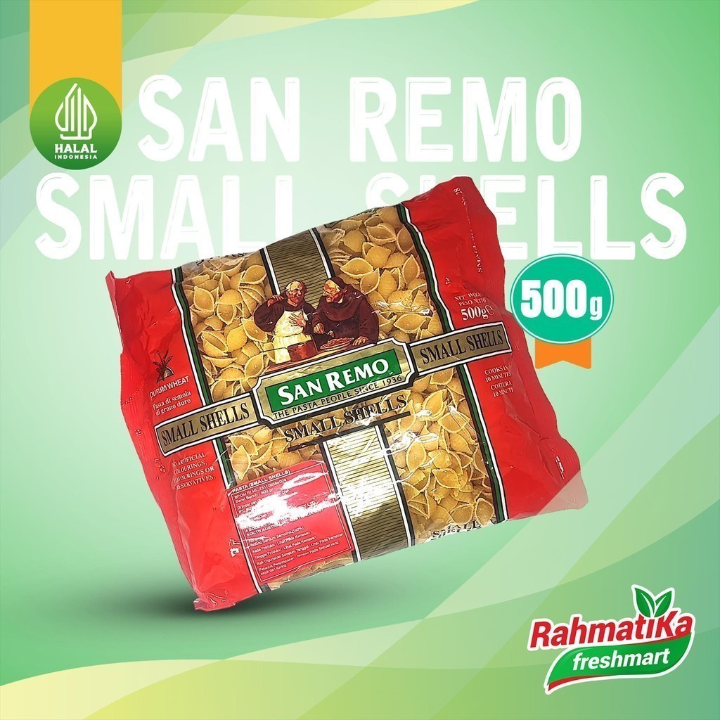 

SAN REMO Small Shells 500 gr