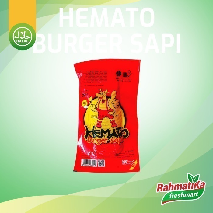 

Hemato Burger Sapi 280 gr (Frozen Food)