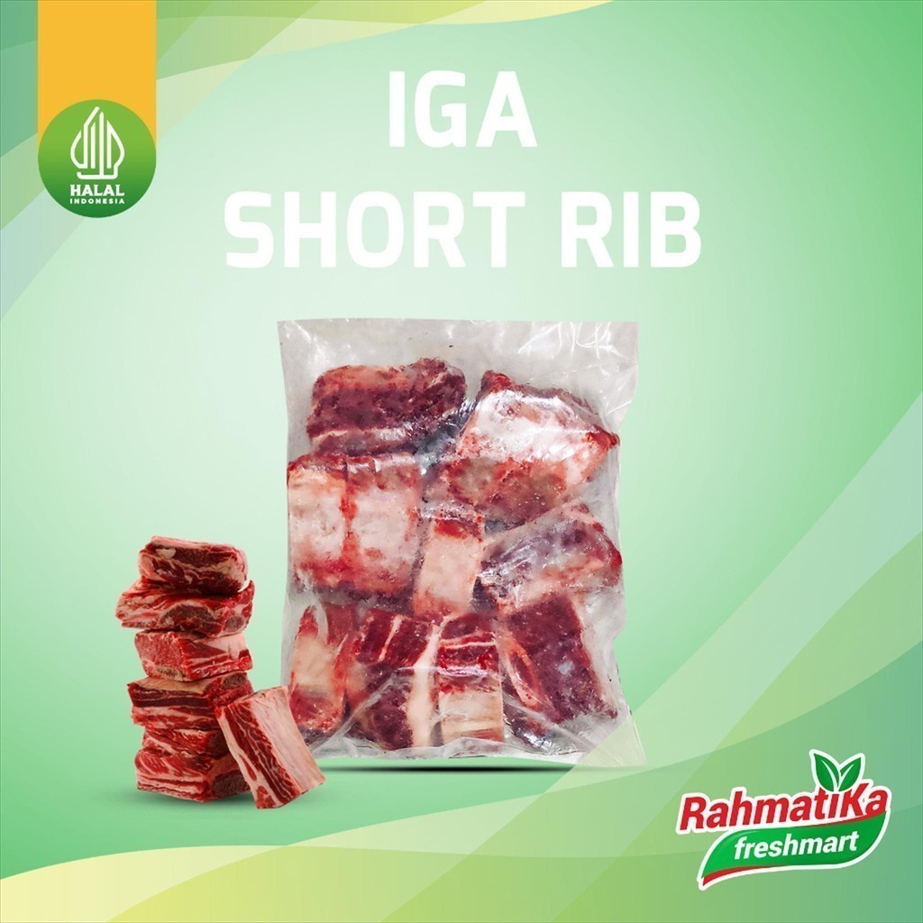 

Iga Sapi ShortRib / Beef Short Ribs 1 Kg