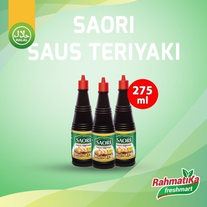 

Saori Saus Teriyaki 275 ml (Btl)